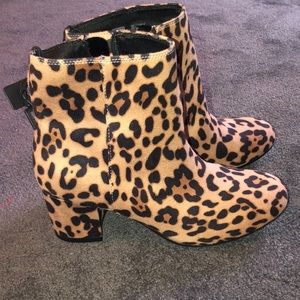 BRAND NEW LEOPARD BOOTIES